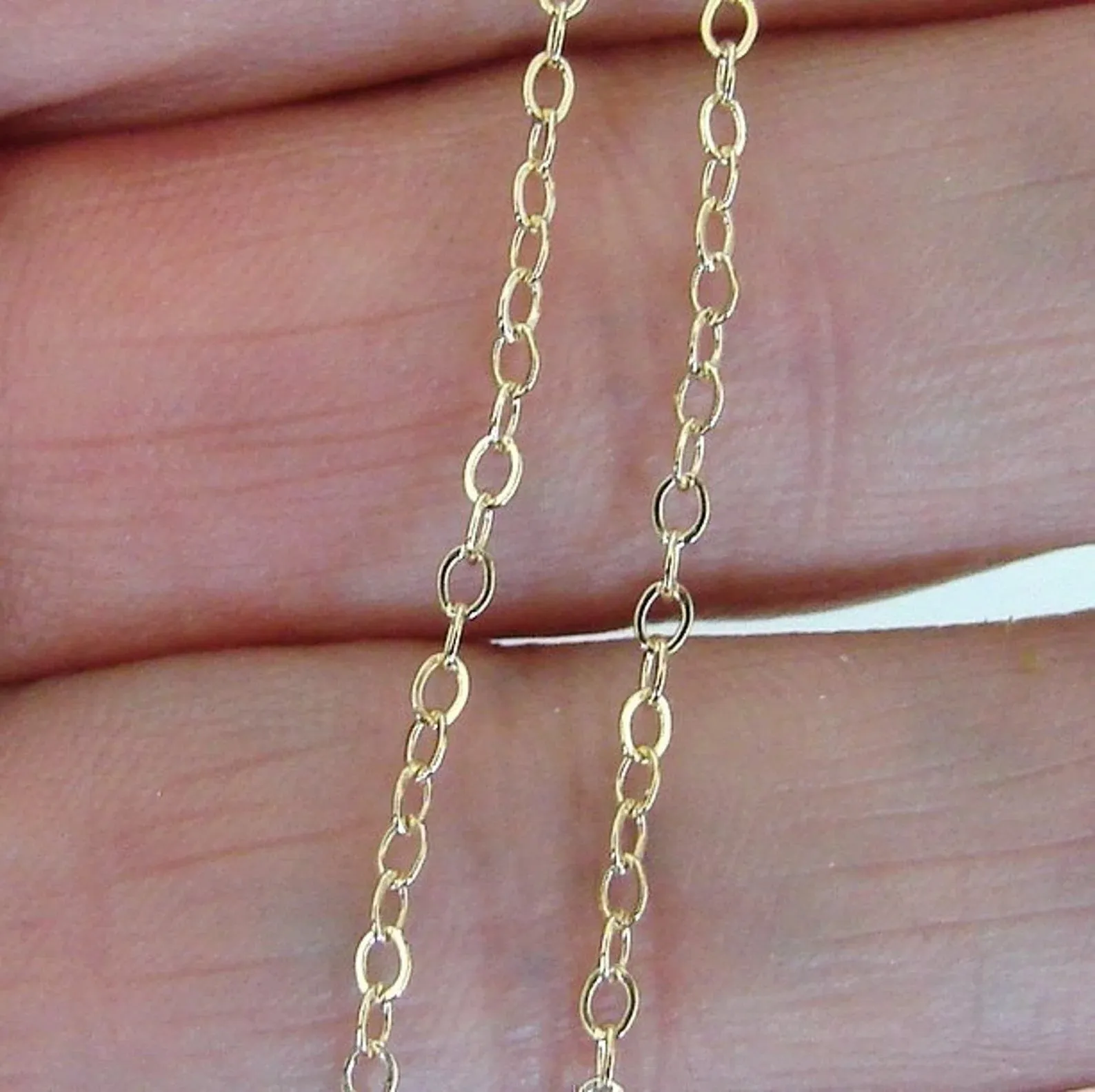 14K GF Cable Necklace 16'