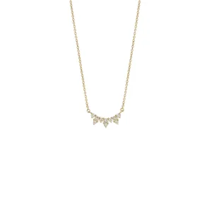 18K Gold Scattered Diamond Necklace