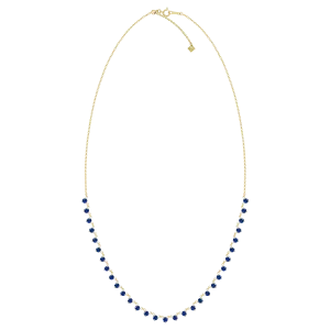 18K Yellow Gold Sapphire Necklace