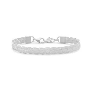 6.5" 1" Braided Bracelet