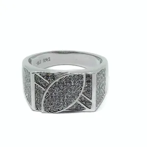 925 Solid Sterling Silver Men Ring - Style #21