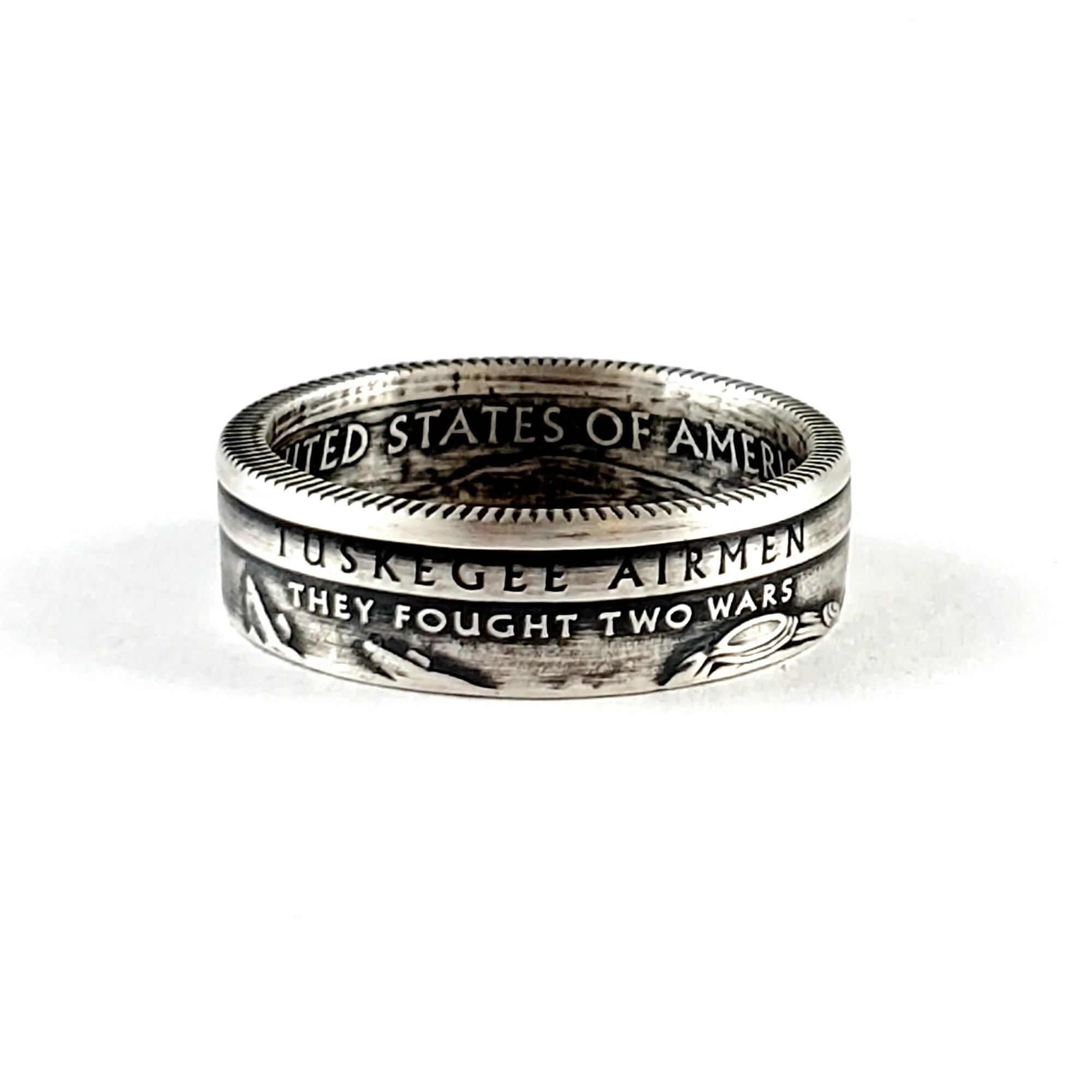 99.9% Fine Silver Tuskegee Airmen National Park Quarter Ring