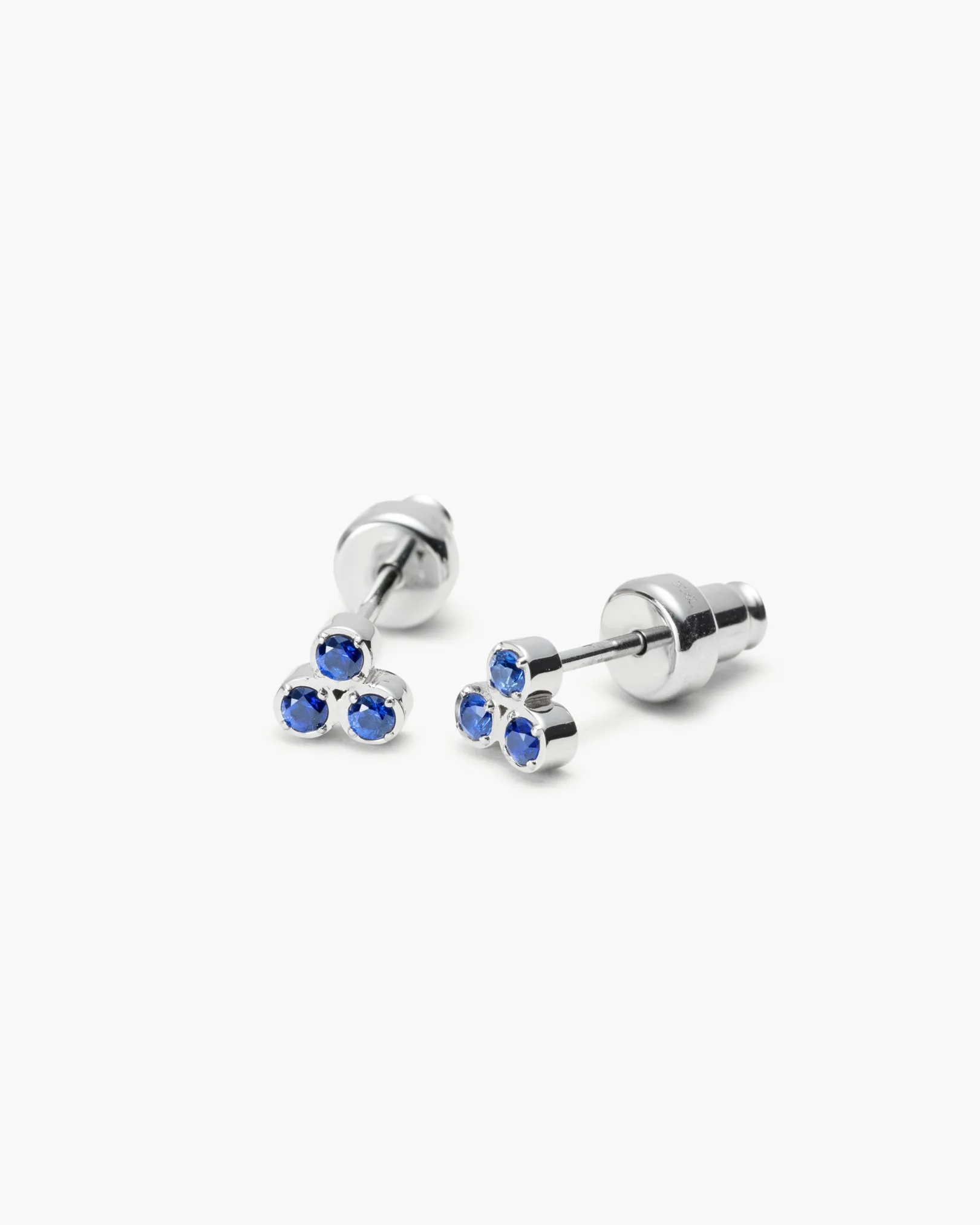 Aster Blue Sapphire Studs