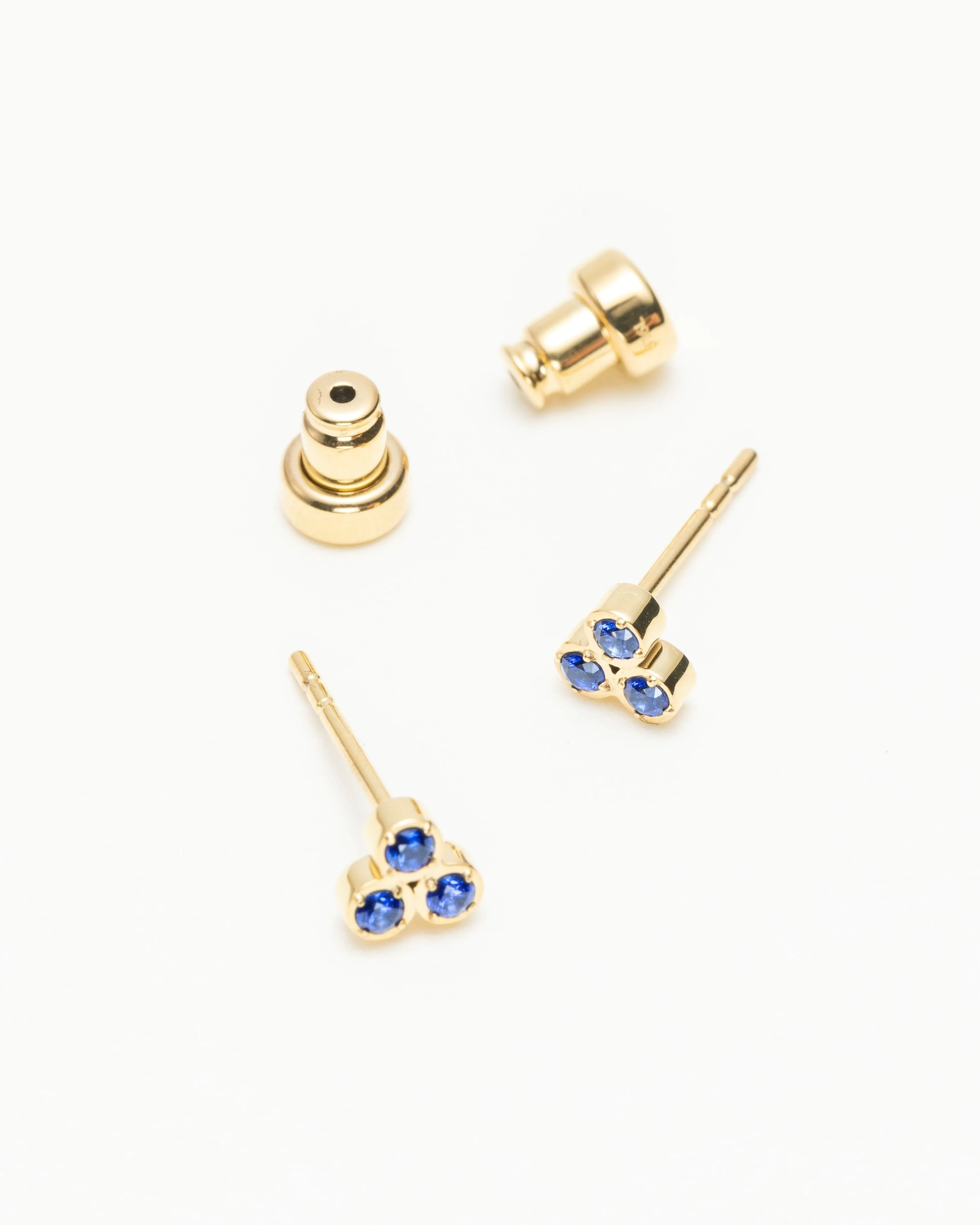 Aster Blue Sapphire Studs