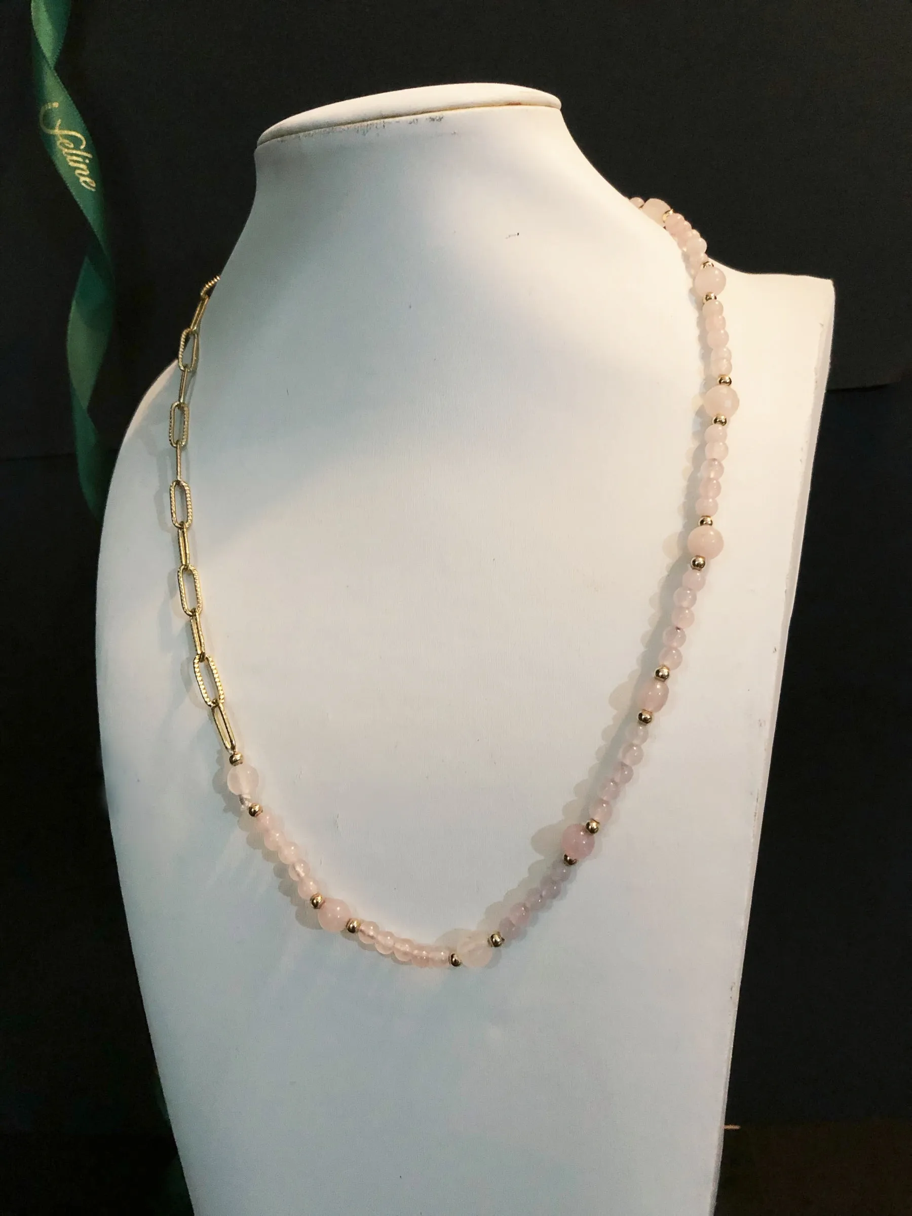 Astor Rose Quartz Necklace