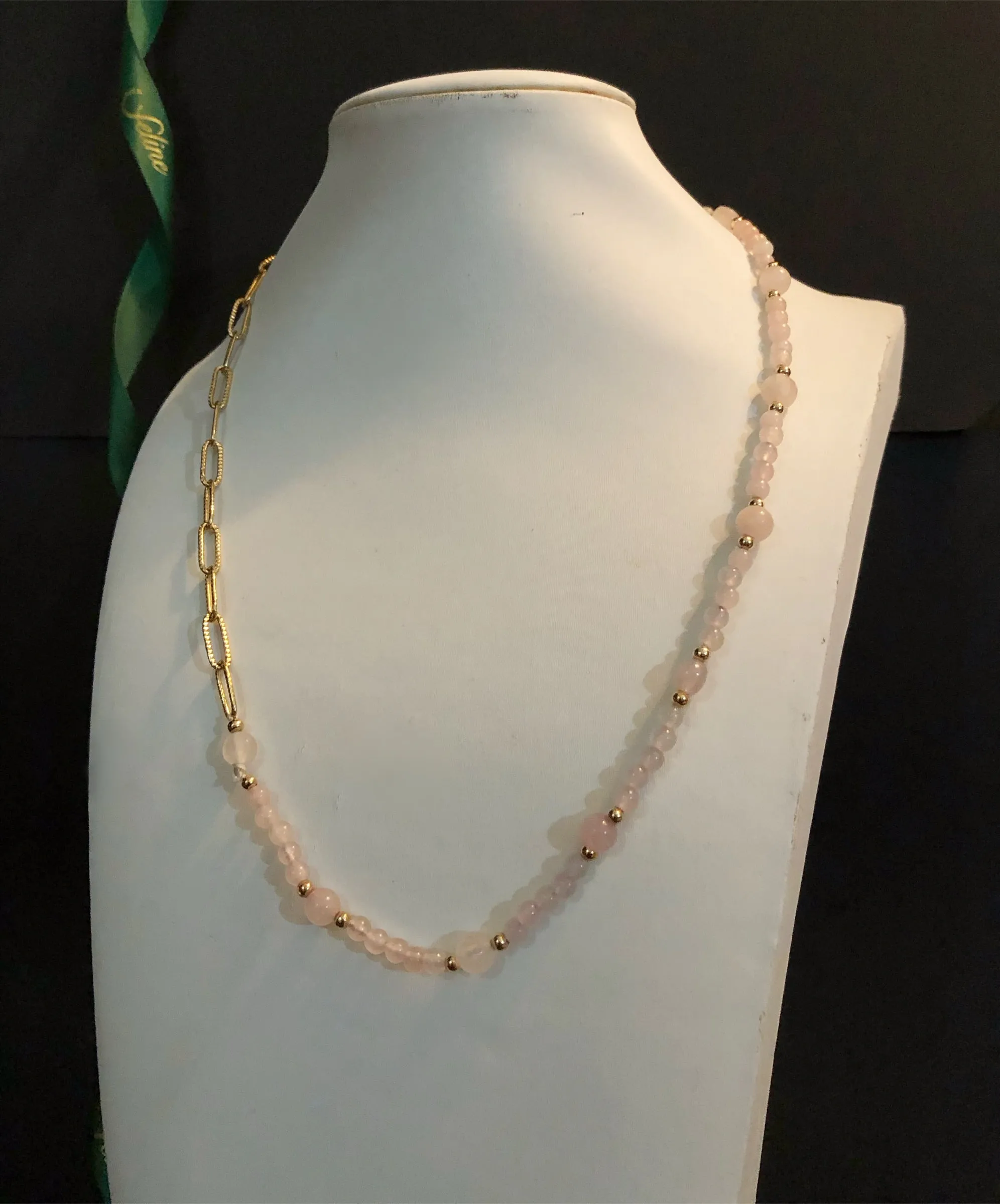 Astor Rose Quartz Necklace