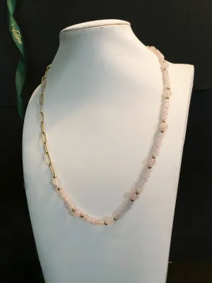 Astor Rose Quartz Necklace