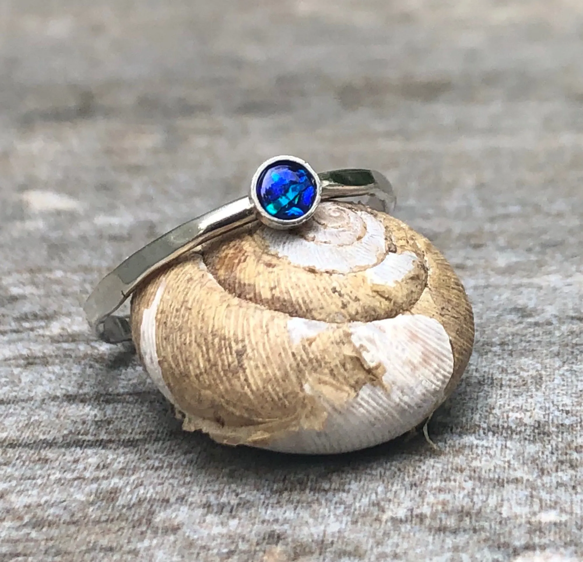 Blue Waters Ring Set