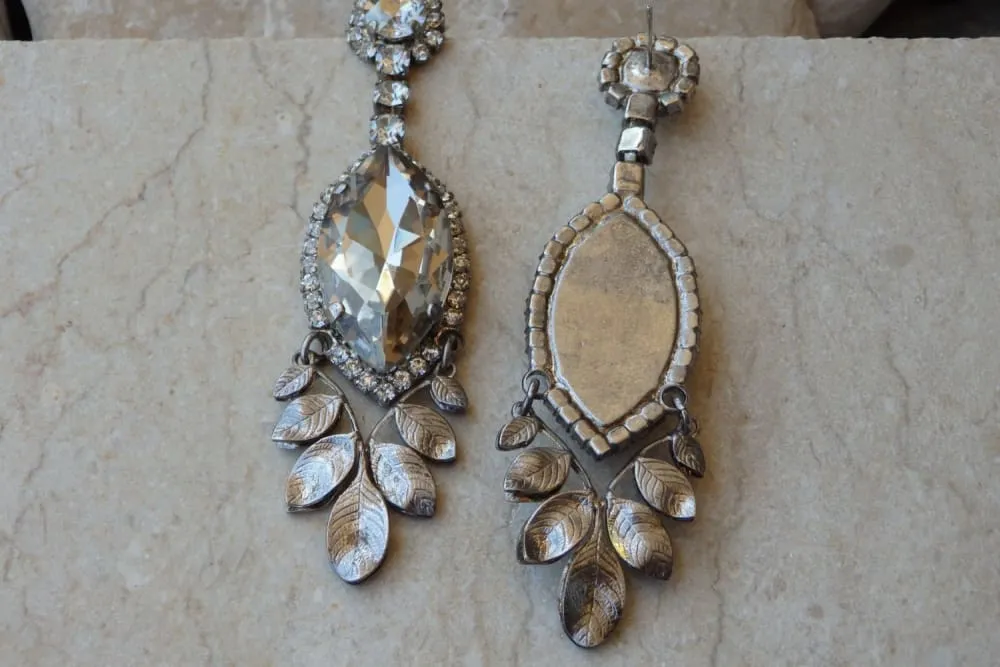 Bridal Rhinestone Earrings