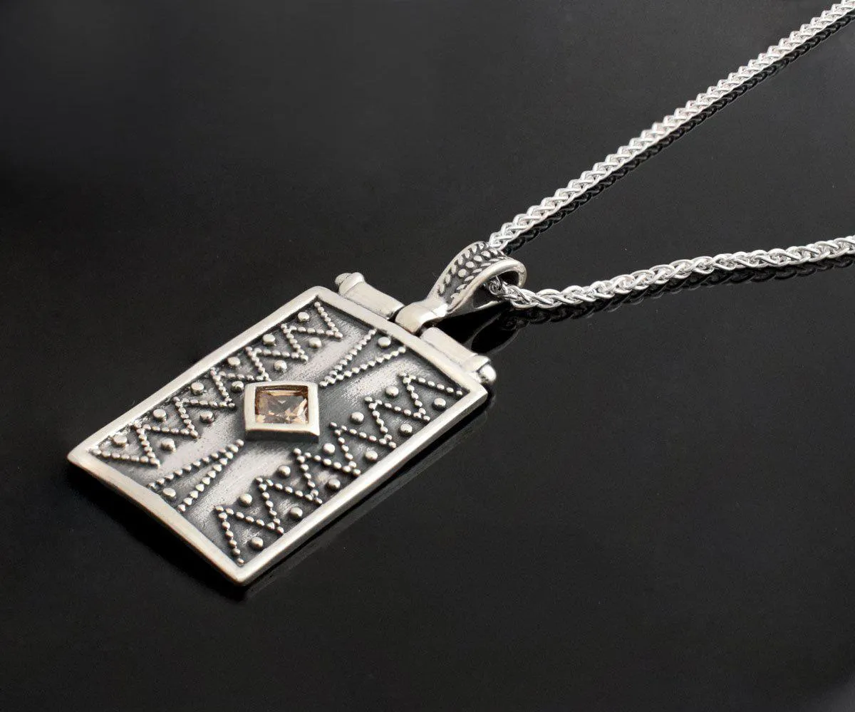 Byzantine pendant in Sterling silver (PE-79)