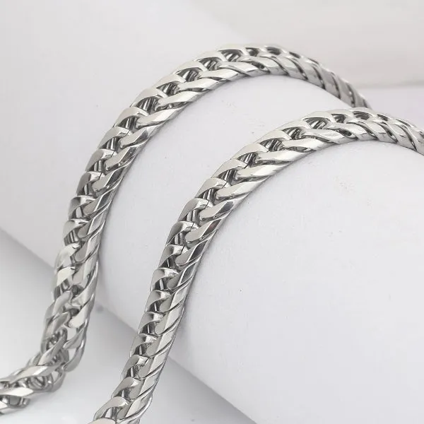 Classy Men 8mm Stainless Steel Link Chain Necklace