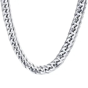 Classy Men 8mm Stainless Steel Link Chain Necklace