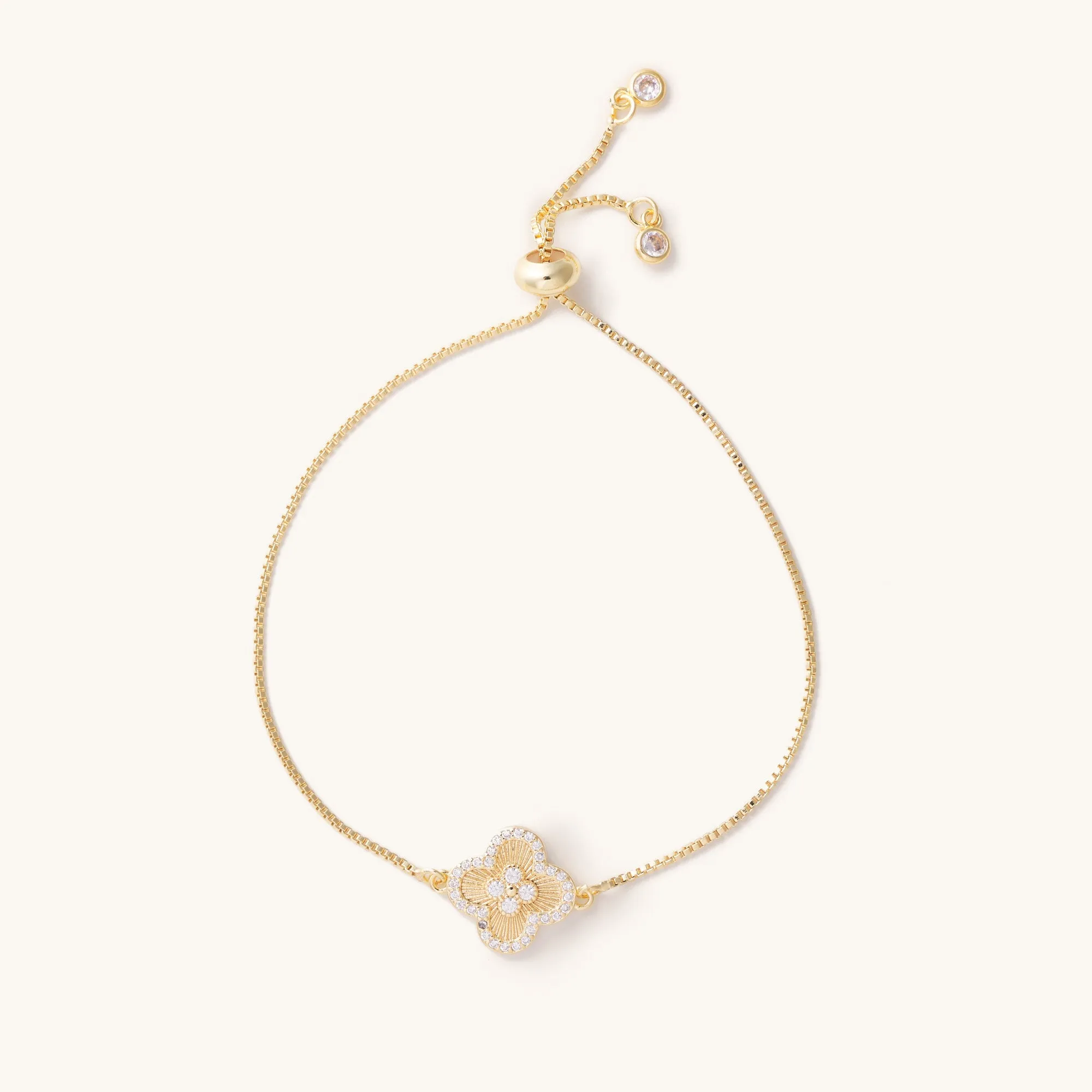 Claudia Gold Slider Bracelet