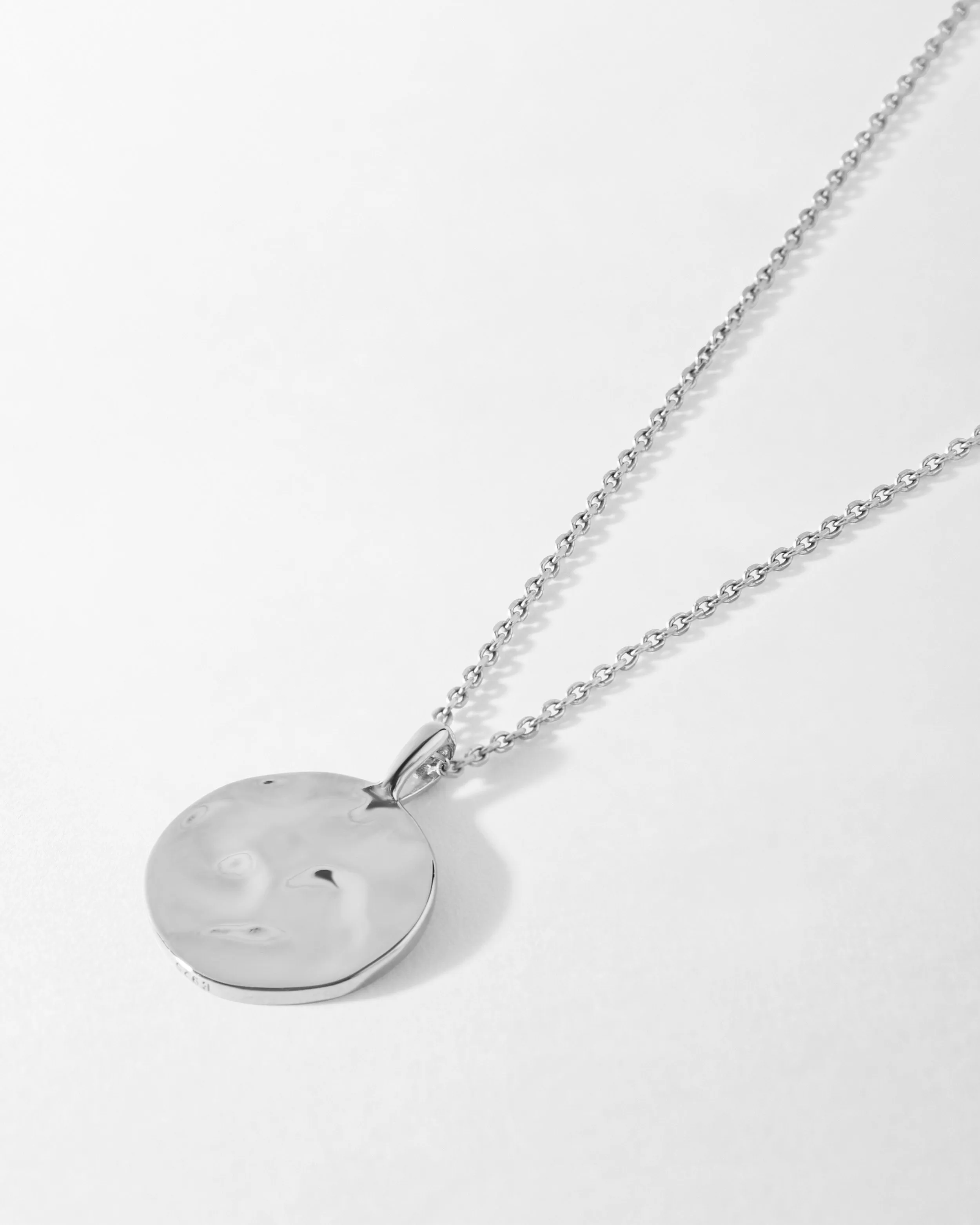 Coin Necklace - Silver