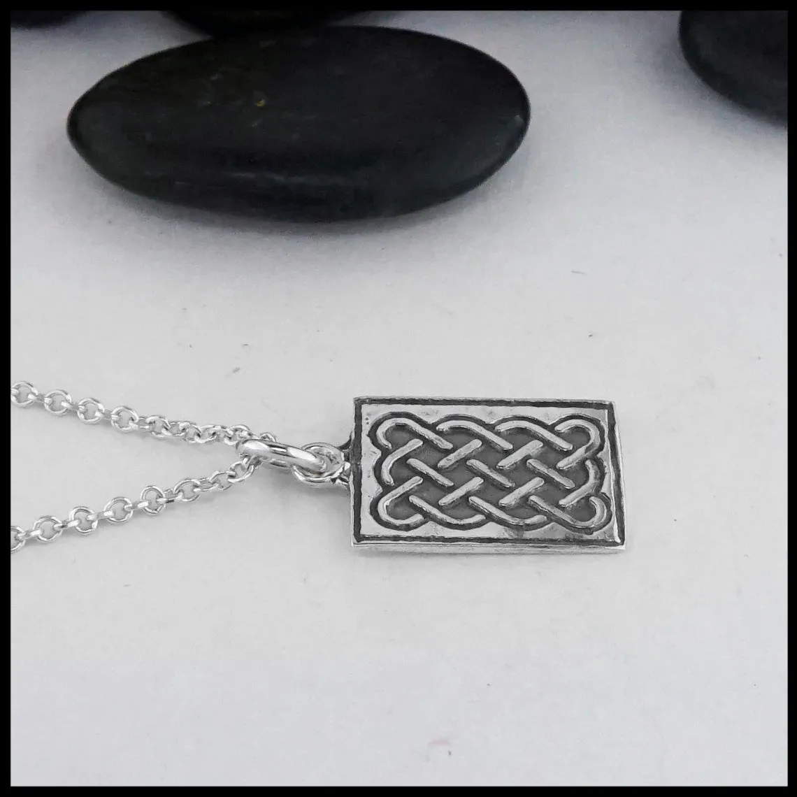 Complex Weave Pendant and Earring Set