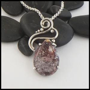 Crazy Lace Agate Pendant in Sterling Silver