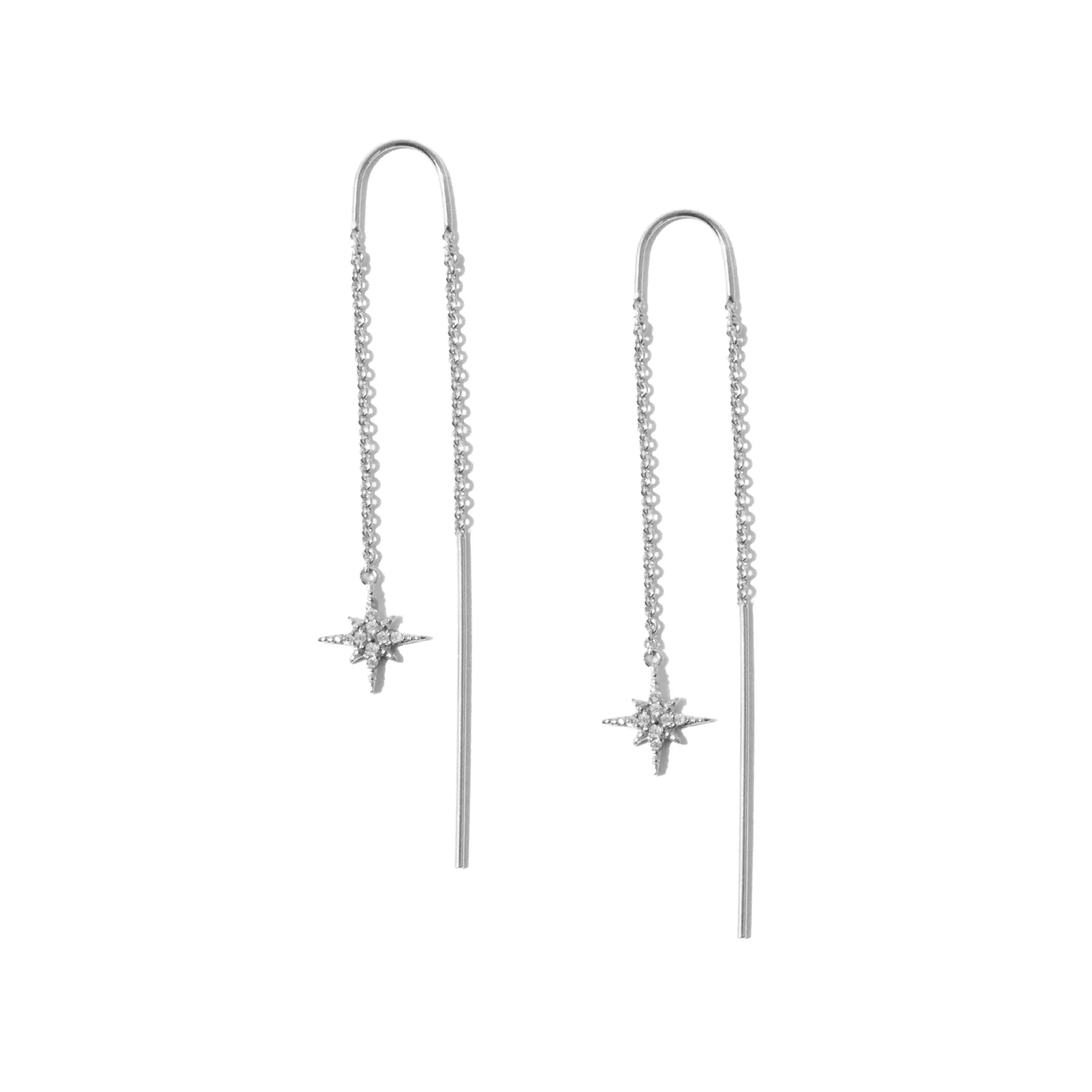 Crystal Solaire Threader Earrings