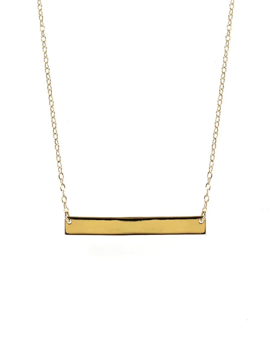 Dainty Bar Necklace