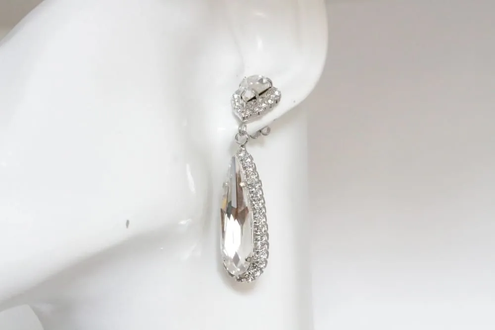 DIAMOND CRYSTAL EARRINGS