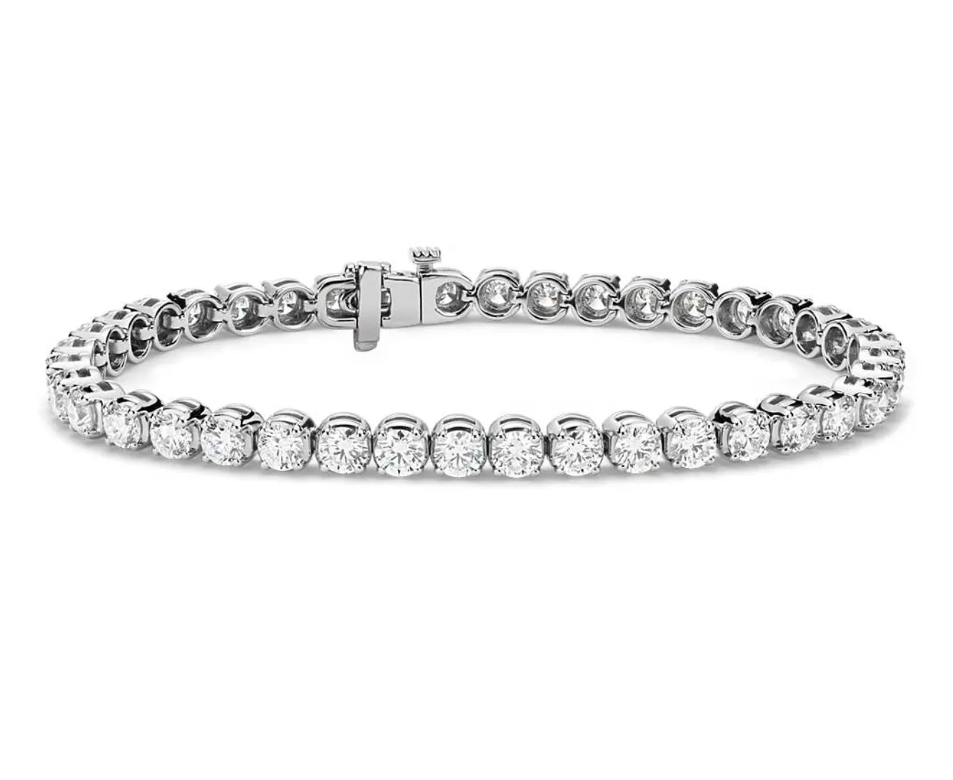 Diamond Tennis Bracelet in Solid 18K Gold