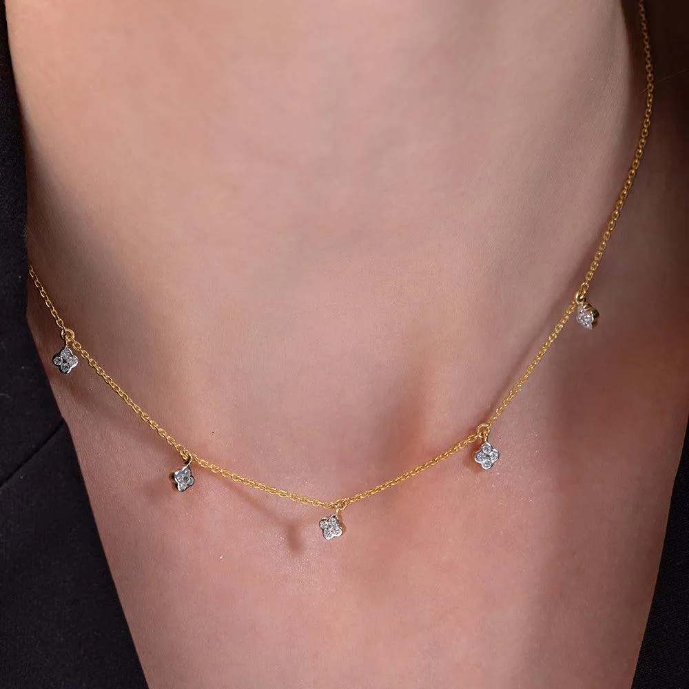 Ekiya Silver Station Necklace | 22KT Gold Vermeil