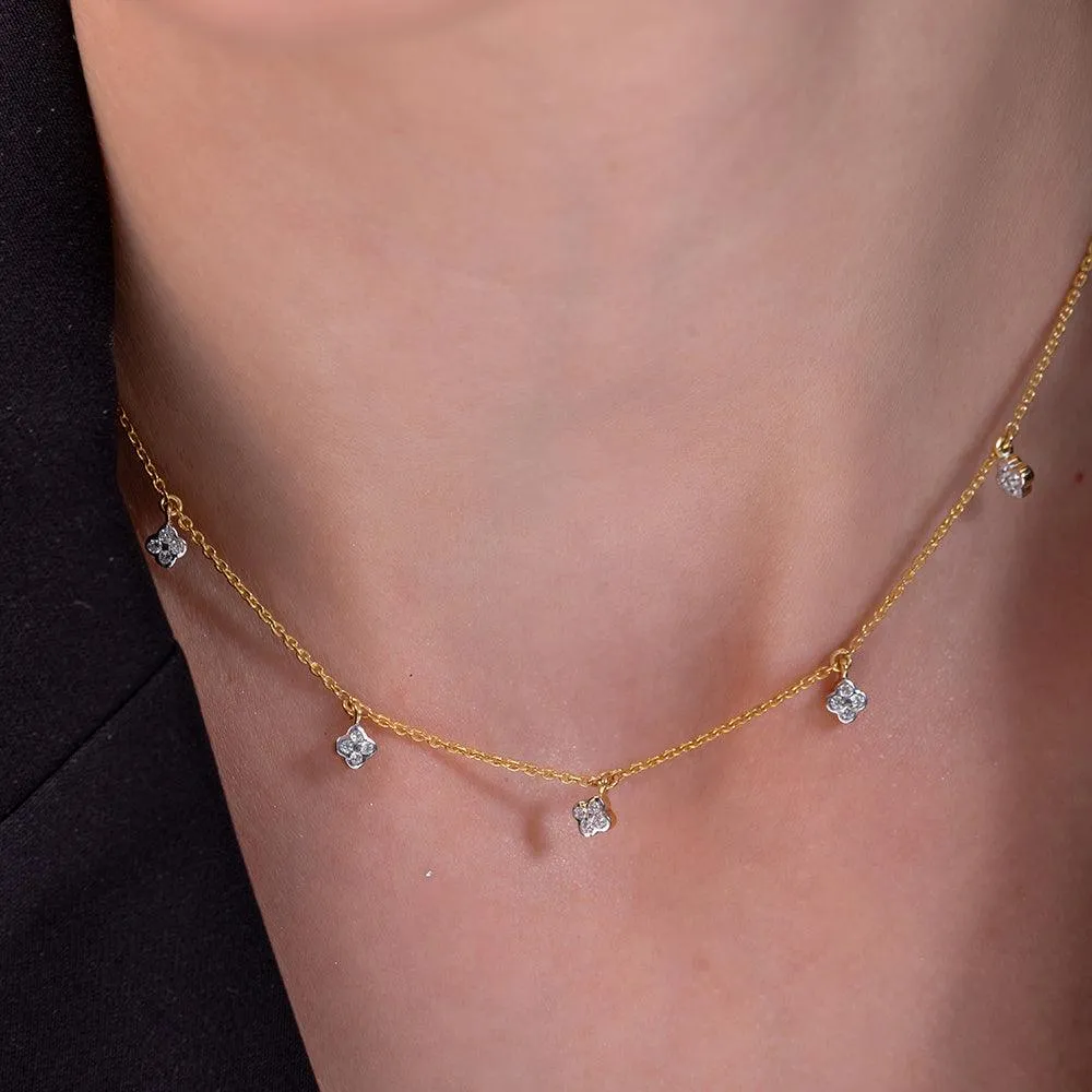 Ekiya Silver Station Necklace | 22KT Gold Vermeil