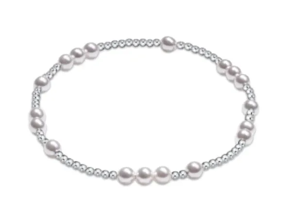 Enewton Extends Hope Unwritten Sterling Bead Bracelet -Pearl