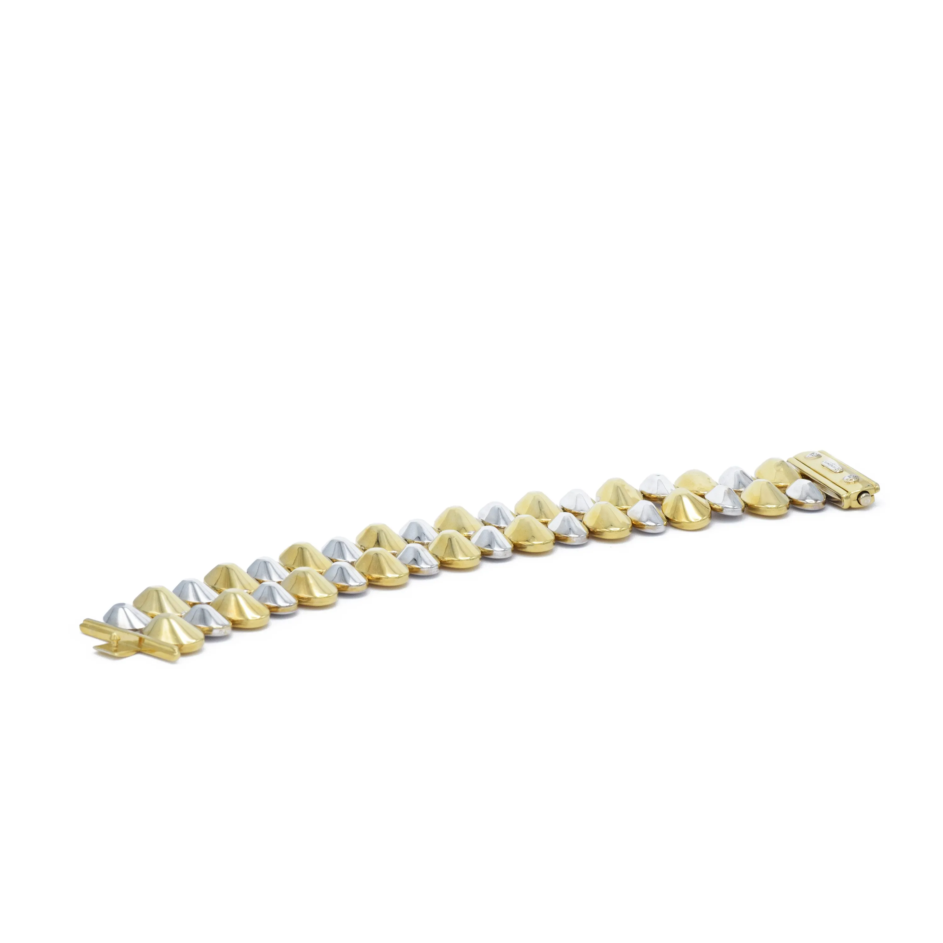 Estate 18KT White And Yellow Gold “Chimento” Bracelet