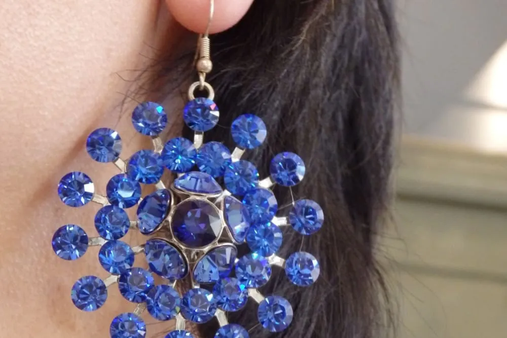 Evening  crystal Rebeka earrings