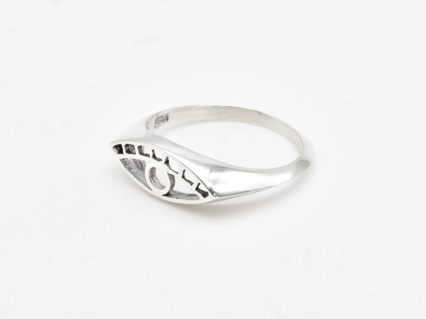 Evil Eye Ring - Silver Evil Eye - Eye Ring