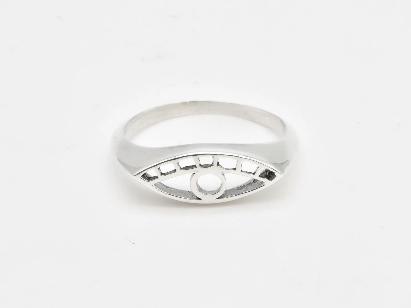 Evil Eye Ring - Silver Evil Eye - Eye Ring