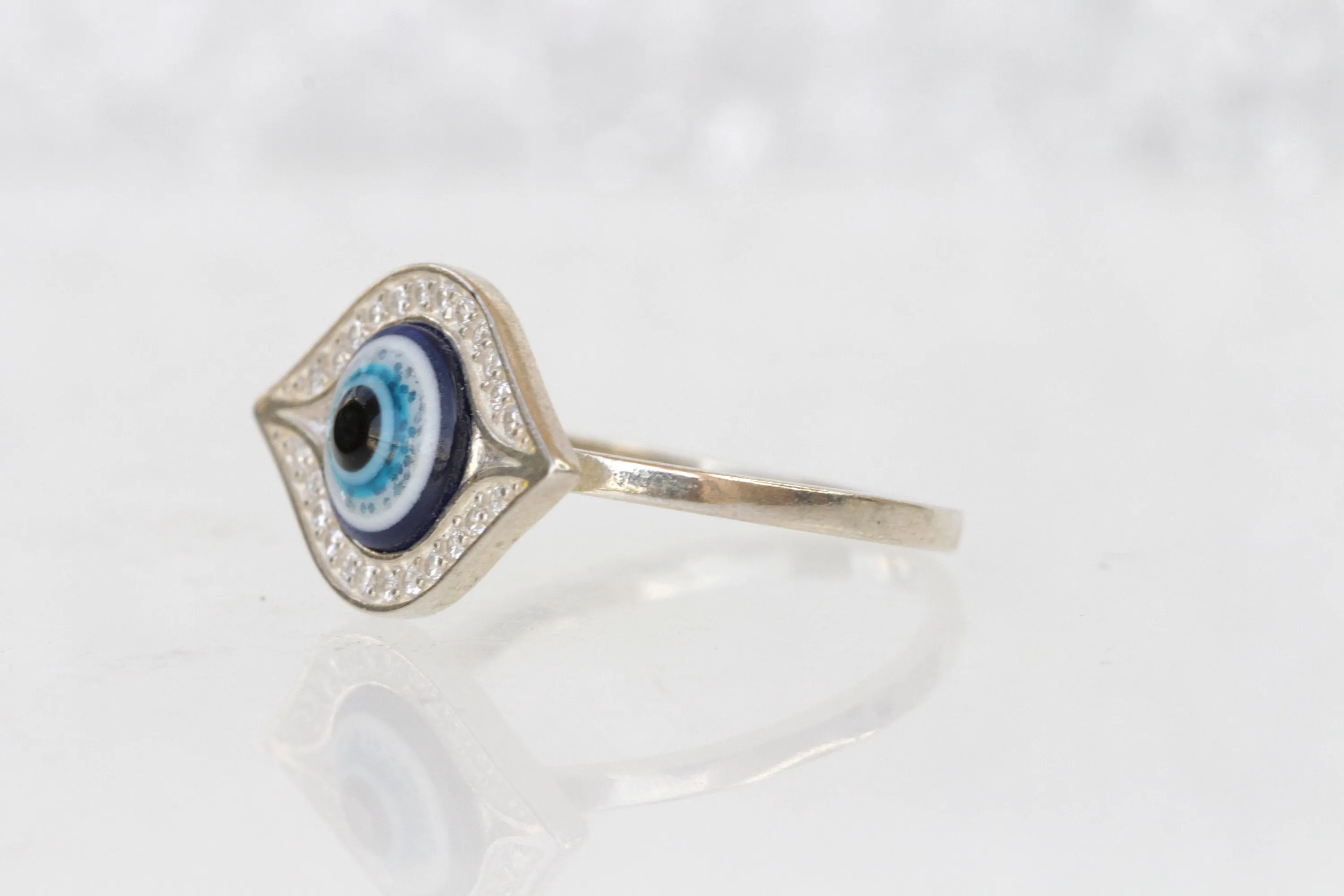 EYE SILVER RING