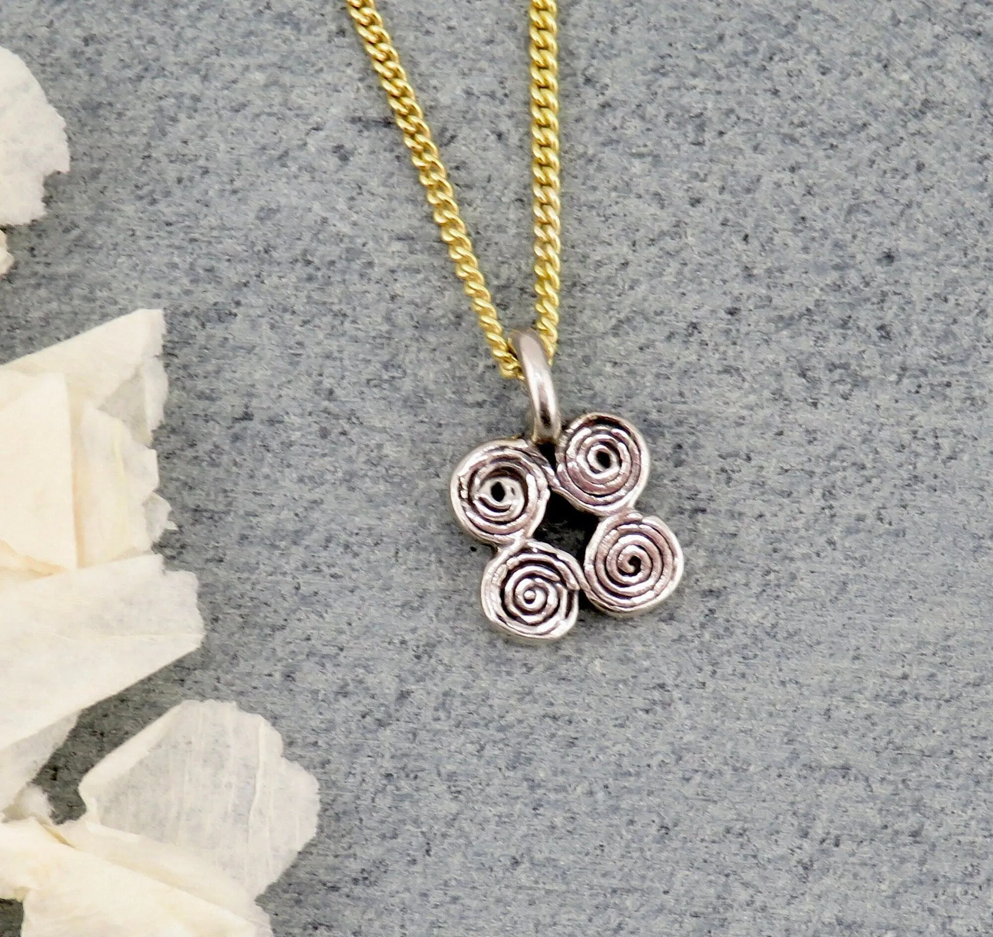 Four Spirals Necklace