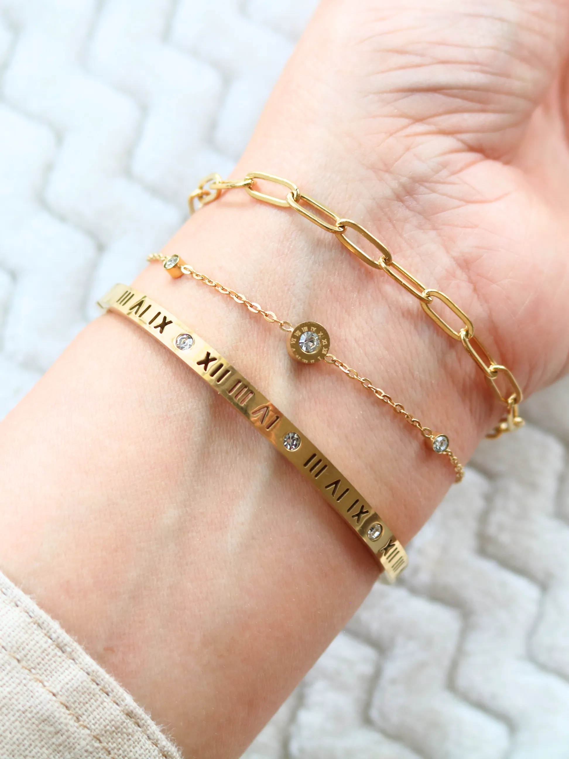 Gold Charm Bracelet