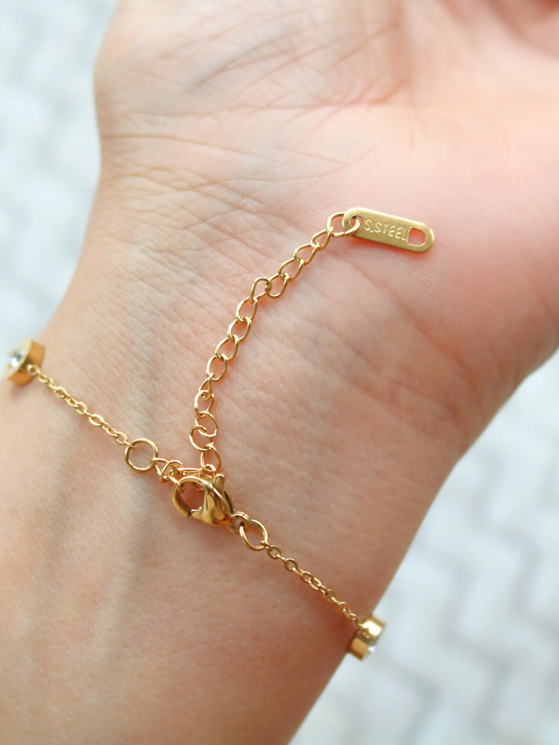 Gold Charm Bracelet