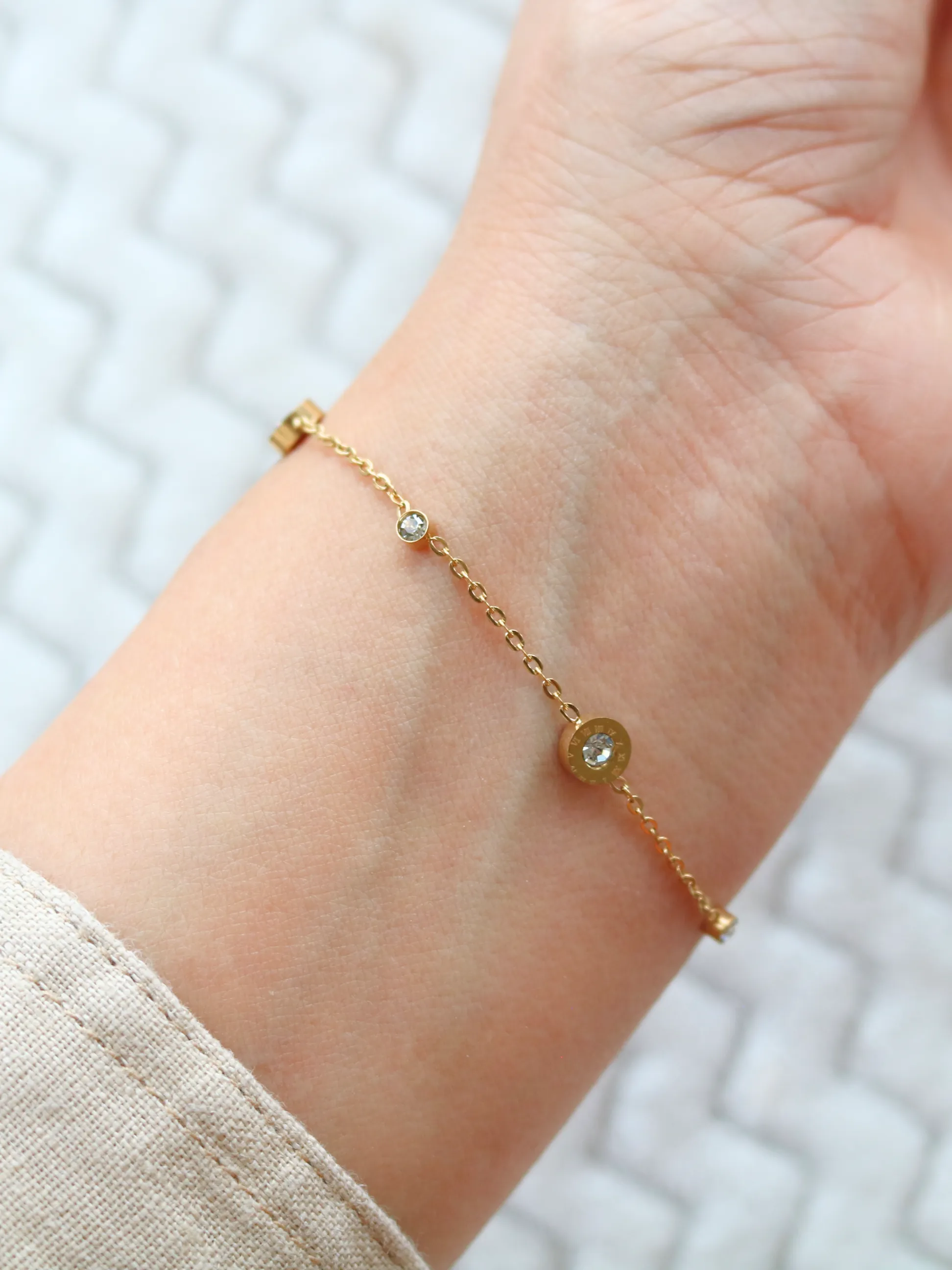 Gold Charm Bracelet