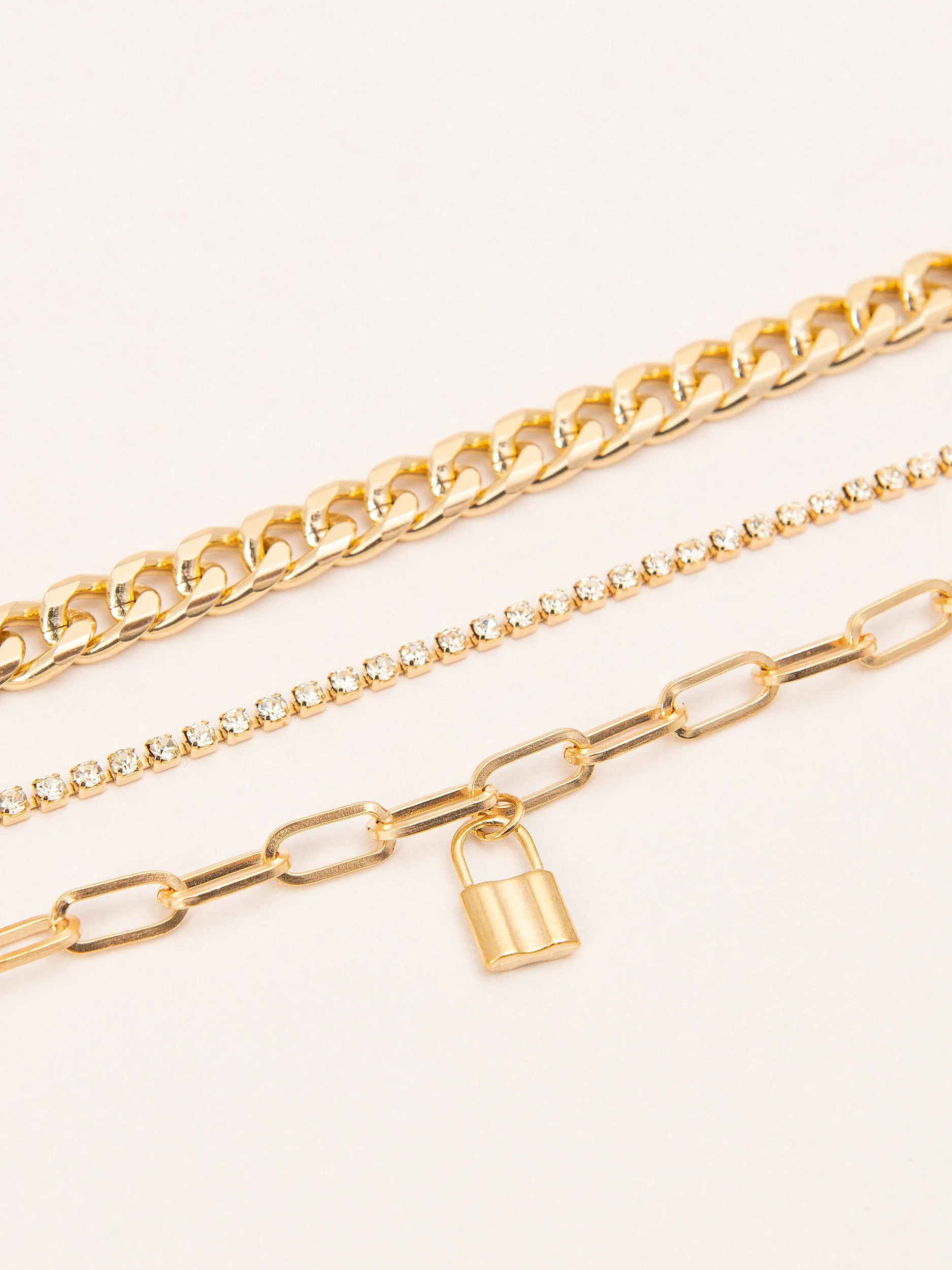 Golden Bracelet Set