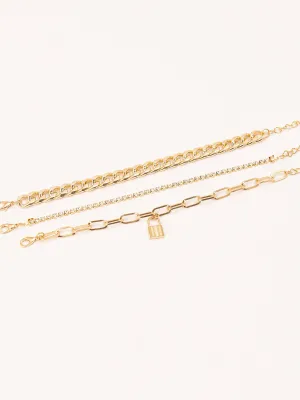 Golden Bracelet Set