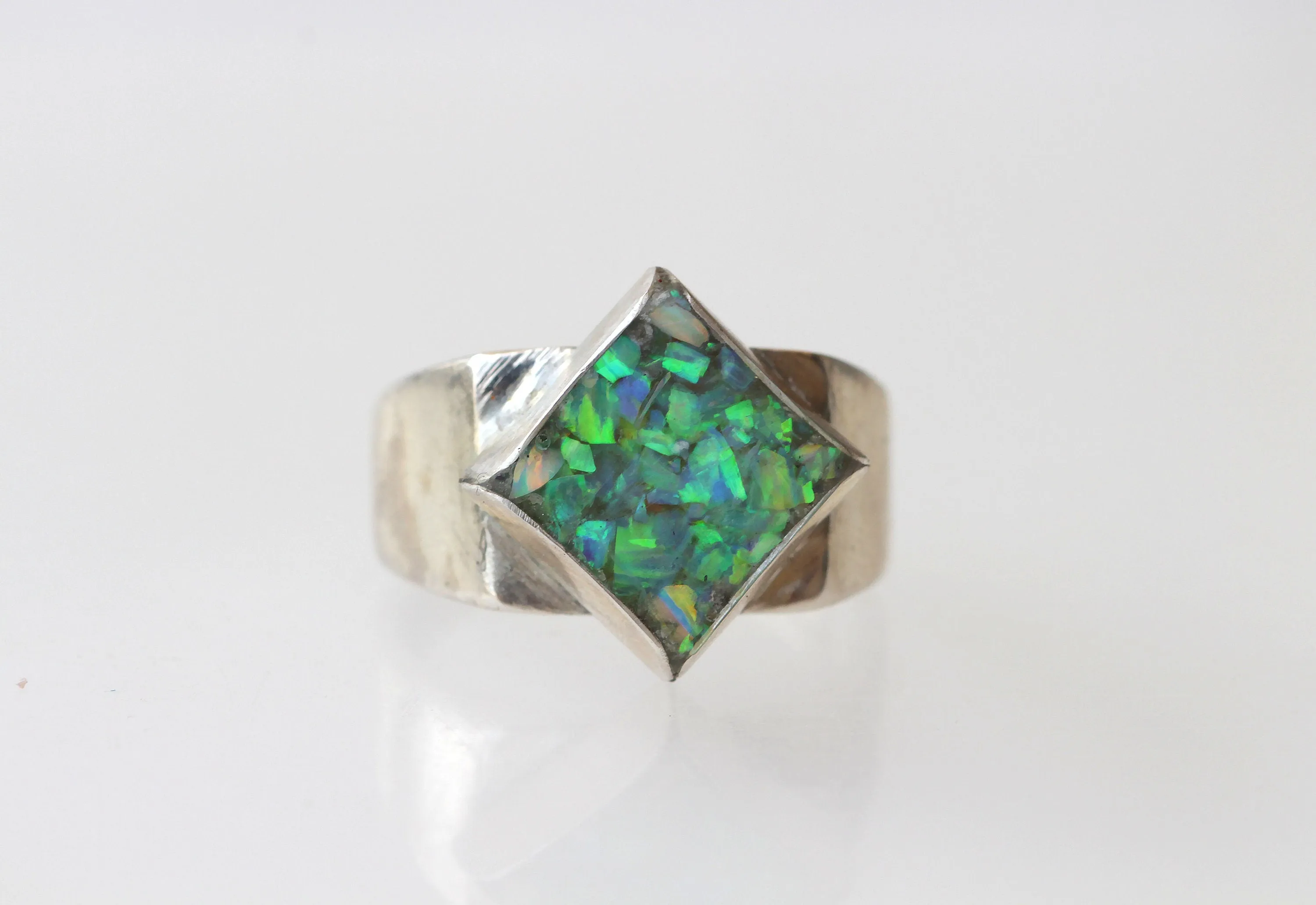 GREEN BLUE OPAL Ring