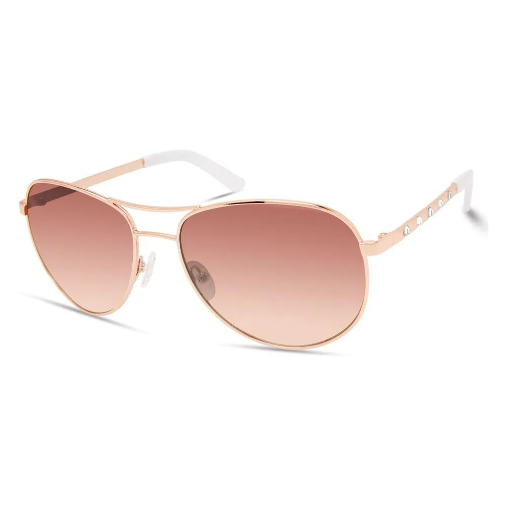 Guess Pink Metal Sunglasses