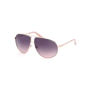 Guess Rose Gold Metal Sunglasses