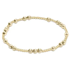 Hope Unwritten Dignity 4mm Bead Bracelet-Gold