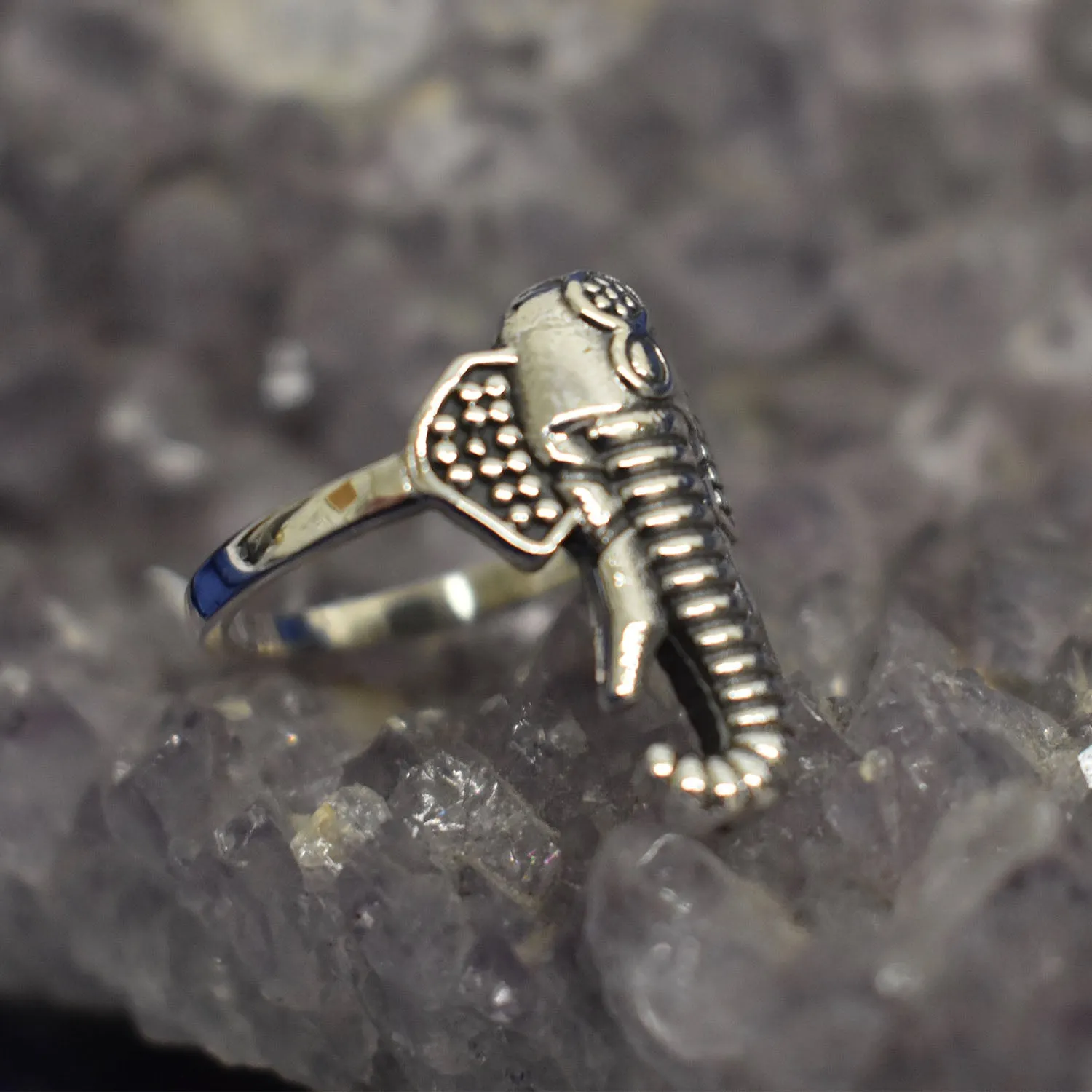 Indian Elephant Ring (925) Sterling Silver