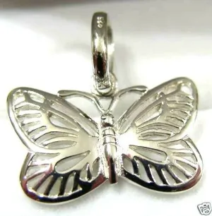 Kaedesigns, New Genuine Sterling Silver 925 Filigree Butterfly Pendant 342