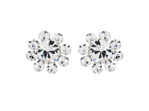 Kara Crystal Flower Earrings