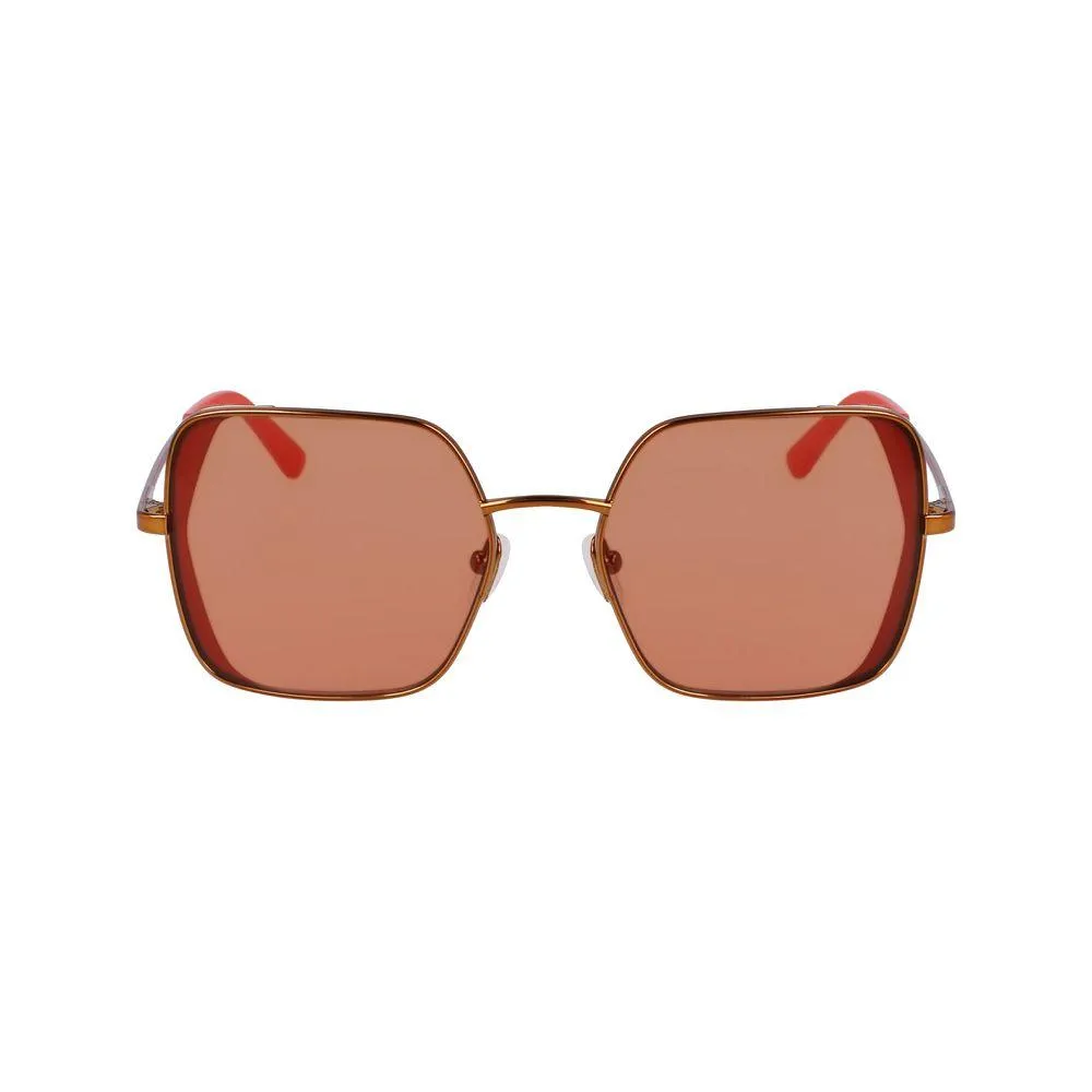 Karl Lagerfeld Orange Metal Sunglasses