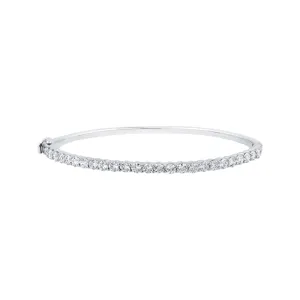 KATARINA 2 1/2 cttw Lab Grown Diamond Bangle Bracelet in 14K Gold