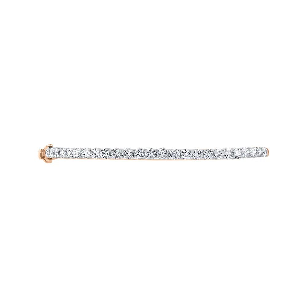 KATARINA 2 1/2 cttw Lab Grown Diamond Bangle Bracelet in 14K Gold