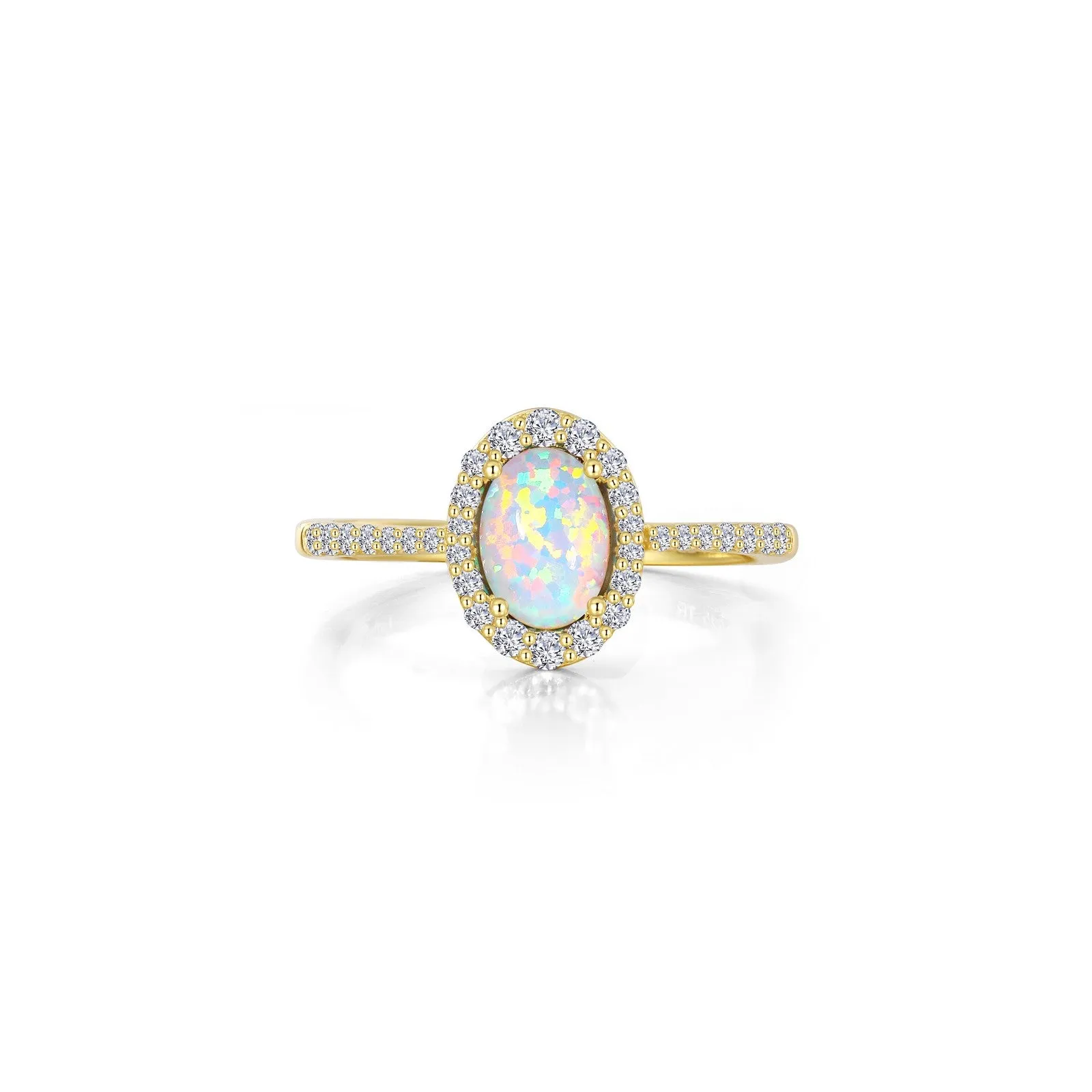 Lafonn Classic Oval Opal Opal Ring R0296OPG