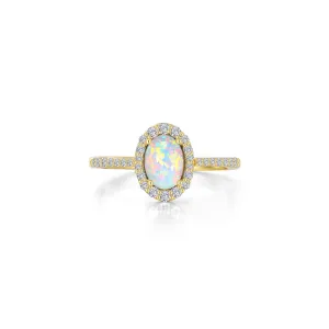 Lafonn Classic Oval Opal Opal Ring R0296OPG